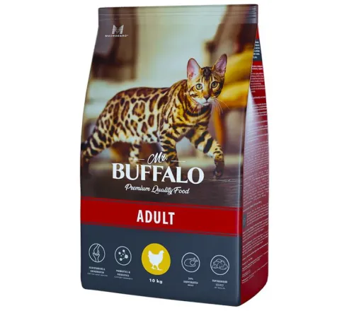 Mr. Buffalo Cat Adult (Курица), 10 кг