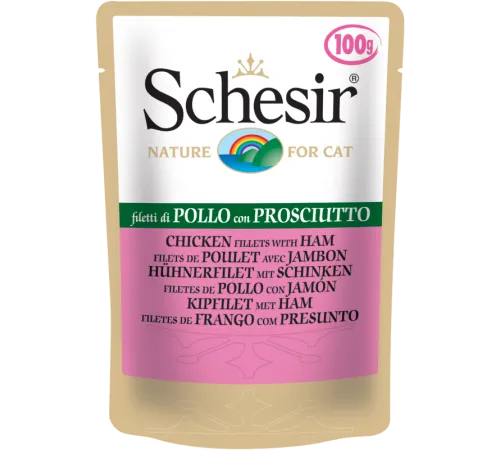 Schesir Chicken Ham (Курица, ветчина) 100 г