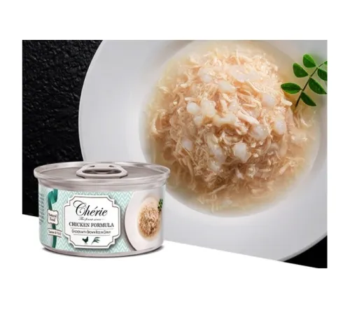 Cherie Chicken Formula (Курица, бурый рис в соусе), 80 г