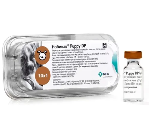 MSD Animal Health Нобивак Puppy DP 10 доз/уп