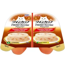INABA CIAO TWINS Terrine Паштет Тунец Магуро и куриное филе со вкусом кацуобуси, 70 г