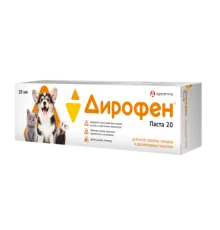 Apicenna Дирофен-Паста 20 для котят, щенков, хорьков и декоративных грызунов, 10 мл