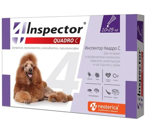 Экопром Inspector Quadro C для собак, 10-25 кг