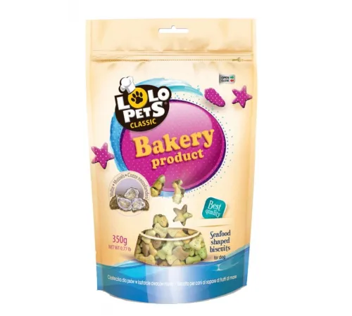 Lolo Pets Печенья для собак с мидиями, 350 г
