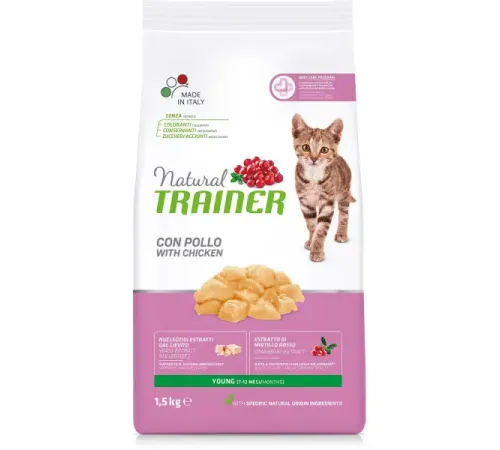 Trainer Natural Young Cat (Свежая курица), 300 г