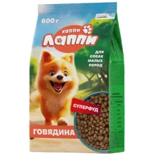 Хаппи Лаппи для собак малых пород (Говядина), 600 г