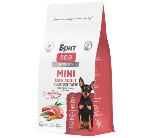 Брит Кеа Adult Mini Delicious Taste (Индейка и утка), 400 г new