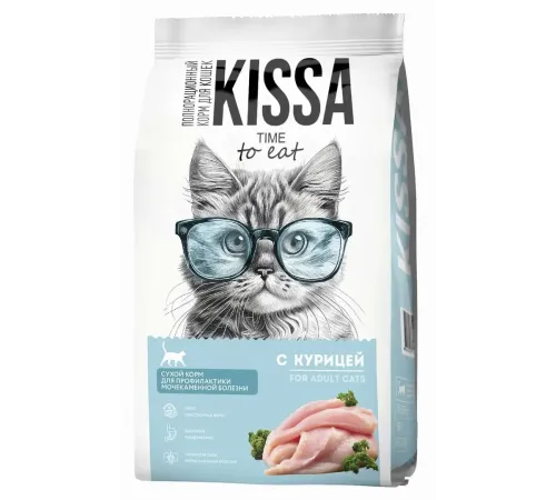 Kissa для кошек при мочекаменной болезни (Курица), 350 г