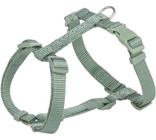 Trixie Шлея Premium H-harness серо-зелёный, (XXS–XS):20-32 см/10 мм