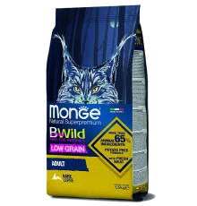 Monge Cat Bwild Low Grain Adult (Зайчатина), 1,5 кг