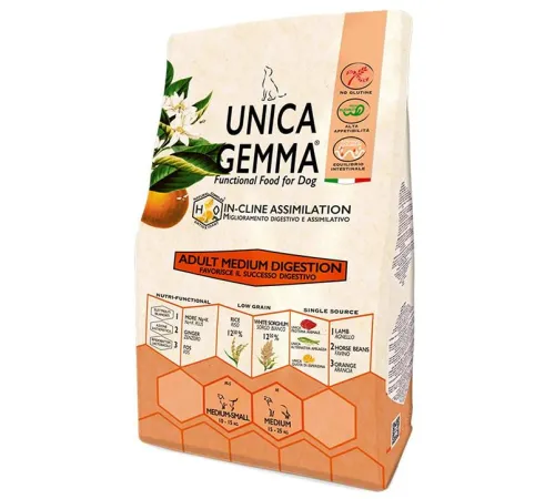 Unica Gemma Adult Medium Digestion, 2 кг