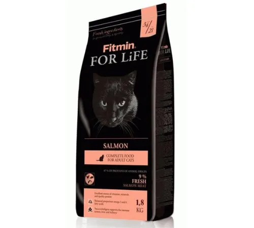 Fitmin For Life (Лосось), 1,8 кг