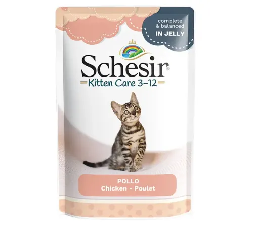 Schesir Kitten Care (Курица в желе), 85 г