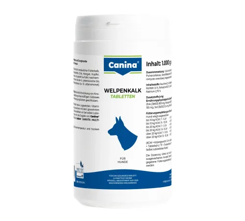 Canina Welpenkalk tabletten, 1000 г