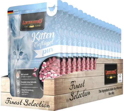 Leonardo Kitten Poultry (птица) 85 г