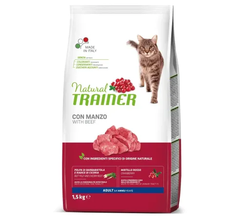 Trainer Natural Adult (Говядина) 1,5 кг