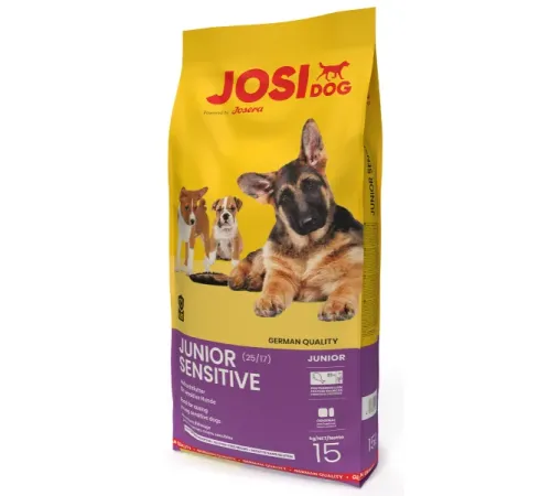 JosiDog Junior Sensitive, 15 кг