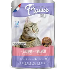 Plaisir Кусочки в соусе для кошек (Лосось и треска), 100 г
