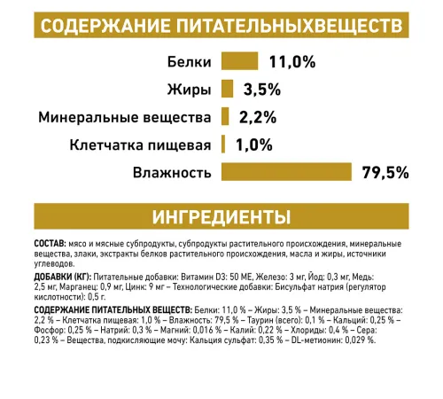Royal Canin Urinary S/O Feline (паштет), 85 г