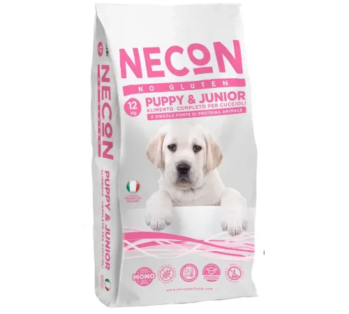Necon Puppy & Junior (Свинина и рис), 12 кг