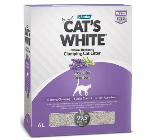 Cat's White Box Premium Lavender, 6 л