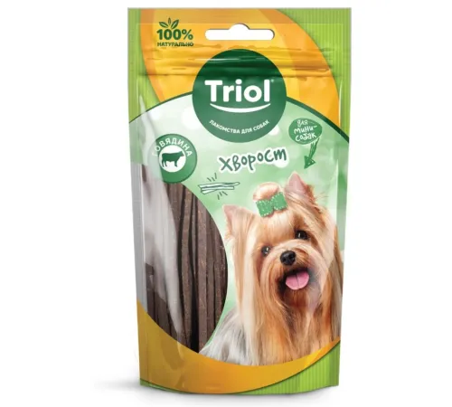 Triol Хворост из говядины для мини-собак, 50 г