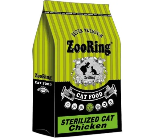 ZooRing Sterilized Adult Cat (Цыпленок), 10 кг