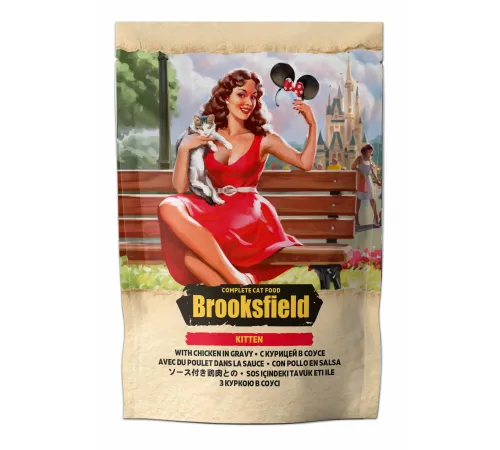 Brooksfield Kitten (Цыплёнок в соусе) 85 г