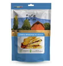 Nord Farm Стрипсы мраморные из лосося, 90 г