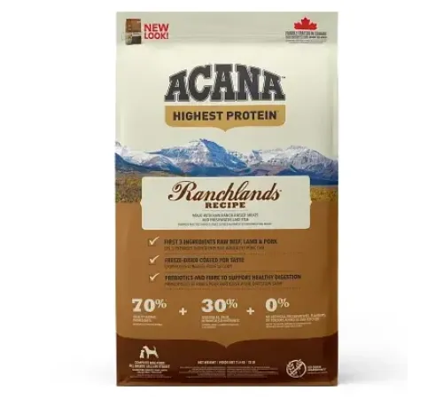 ACANA Highest Protein Ranchlands, 11,4 кг