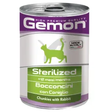 Gemon Консервы Cat Sterilized Rabbit, 415 г