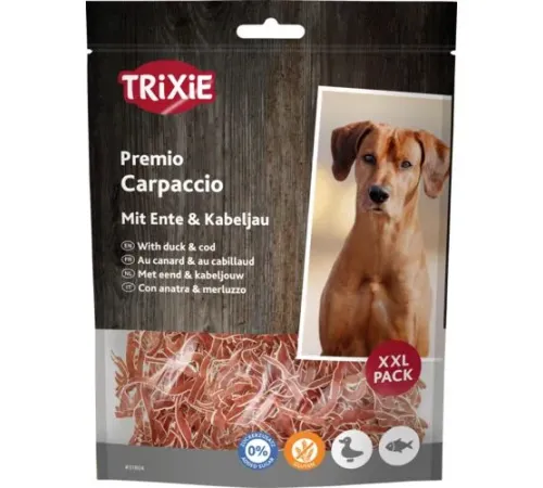 Trixie Premio Карпаччо с уткой и треской для собак, 80 г