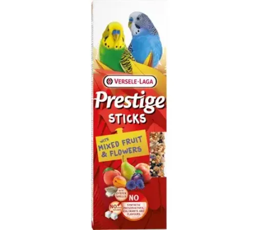 Versele-Laga Prestige Sticks Палочки для попугаев со смесью фруктов и цветов, 60 г