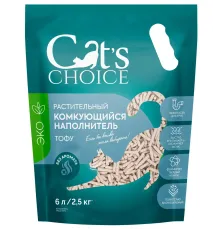 Cat's choice Наполнитель тофу (Без аромата), 6л/2,5 кг