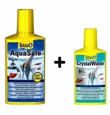 Tetra Набор Кондиционер AquaSafe + CrystalWater, 250 мл + 100 мл