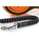 Поводок-рулетка Flexi Xtreme, лента, черный/оранжевый, XS, 3 м