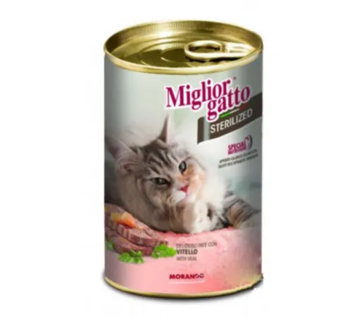 Паштет Miglior Gatto Steril Veal, 400 г