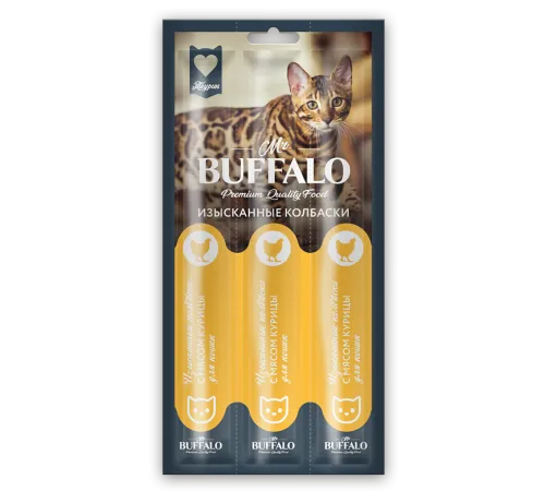 Mr. Buffalo Колбаски с мясом курицы, 3 шт (уп)