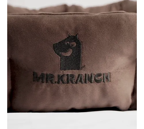 Mr.Kranch Лежанка круглая Коричневая, 60х50х21 см