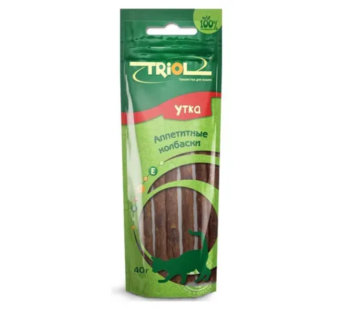 Triol PT28 Колбаски из утки, 40 г