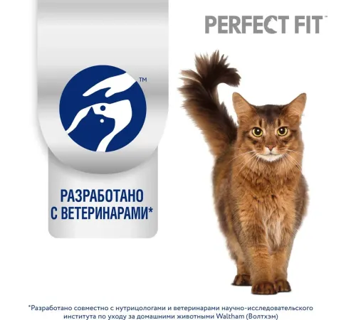 Perfect Fit для кошек с чувствительным пищеварением (Лосось в соусе), 75 г