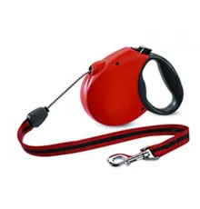 Рулетка Flexi Standard Soft S трос 5 м, красный