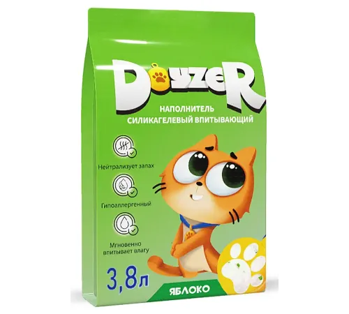 Doyzer Наполнитель силикагелевый (яблоко), 3,8 л