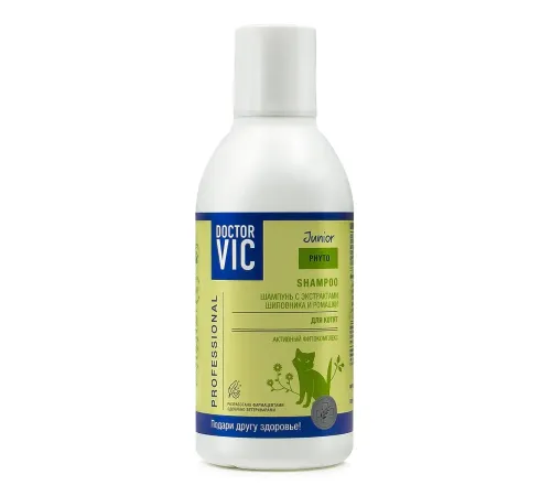 Doctor VIC Шампунь Шиповник и ромашка для котят, 200 мл