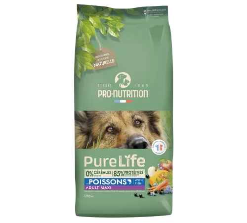 Flatazor Pure Life Adult Maxi Dog (Рыба), 12 кг