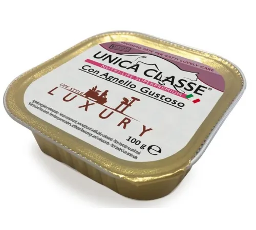 Unica Classe Luxury Паштет с ягненком для кошек 100 г