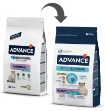 Advance Cat Sterilized Hairball (Индейка и ячмень), 1,5 кг