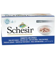 Schesir Tuna Seabass Box (Тунец с морским окунем), 50 г х 6 шт