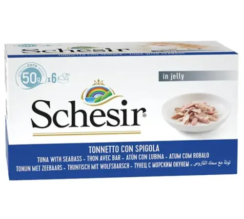 Schesir Tuna Seabass Box (Тунец с морским окунем), 50 г х 6 шт