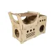 Cat House Домик фанерный Релакс, 27х44х38 см